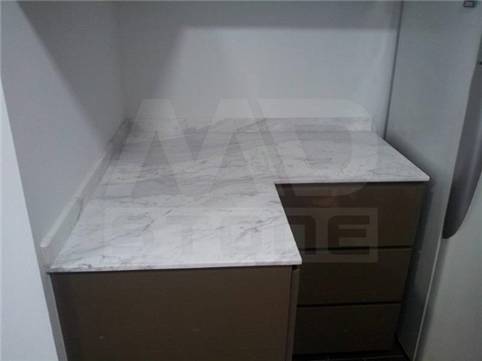 Kitchen Top - White Volakas