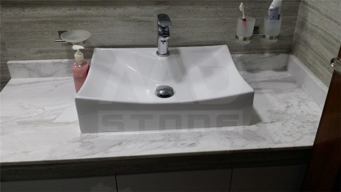 Vanity Top - White Volakas