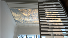 Dining Wall Luxury stone Crystal blue