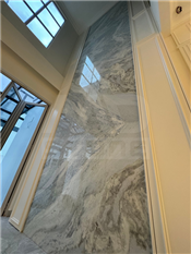 Dining Wall Luxury stone Crystal blue