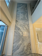 Dining Wall Luxury stone Crystal blue