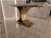 Sg Luxury Stone Panda White & Granite Black Forest / TV Wall/ Dining Table Marble Creamy White