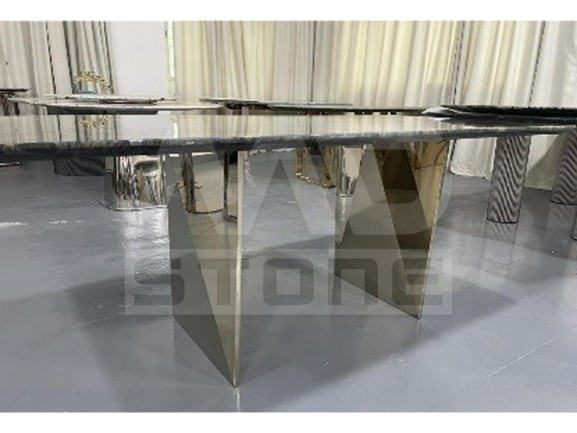 DT6153 Round Dining Table (Wavy Plate Type)