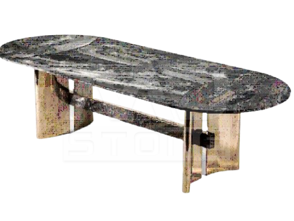 DT8022 Long Dining Table (Old Craft Pallet Is Iron Plate)