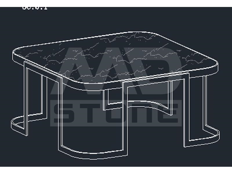 CT6117 Large Square Table